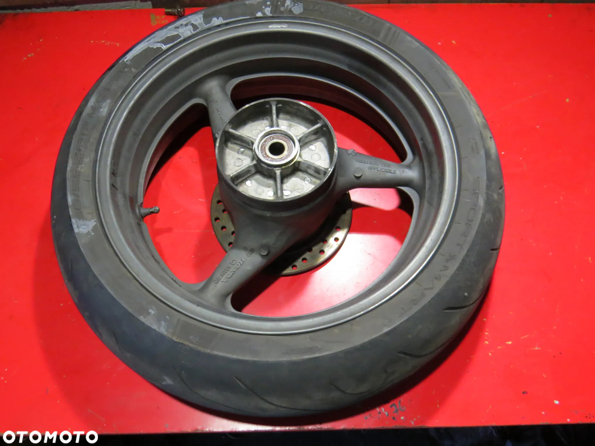 HONDA CBR 600 F4I CBR600 01-06 koło tył tylne opona felga tarcza - 7
