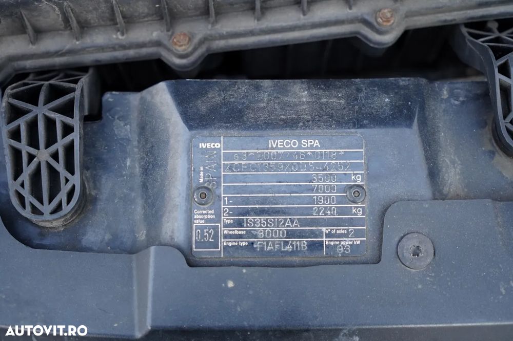 Iveco DAILY 35-130 / FRIGIDAR / CAMION TRANSPORT XARIOS 200 UNITĂȚI / IMPORTAT - 37