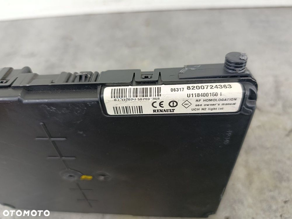 MODUŁ UCH-N2 RENAULT MEGANE II FL 1.5 DCI U118400150I 8200724363 - 6