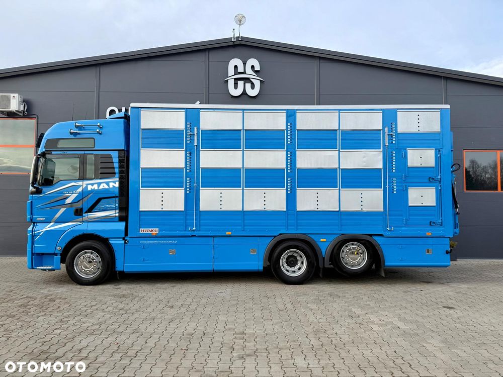 MAN TGX 26.540 // E6 // Zabudowa PEZZAIOLI // 3 poziomy hydraulika, podnoszony dach, rampa hydrauliczna // do żywca, do bydła, do transportu zwierząt - 9