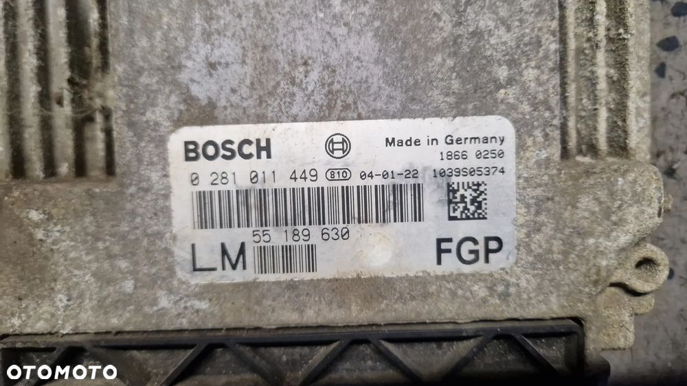 OPEL VECTRA C 1.9 CDTI 120KMSTEROWNIK SILNIKA  0281011449 - 2