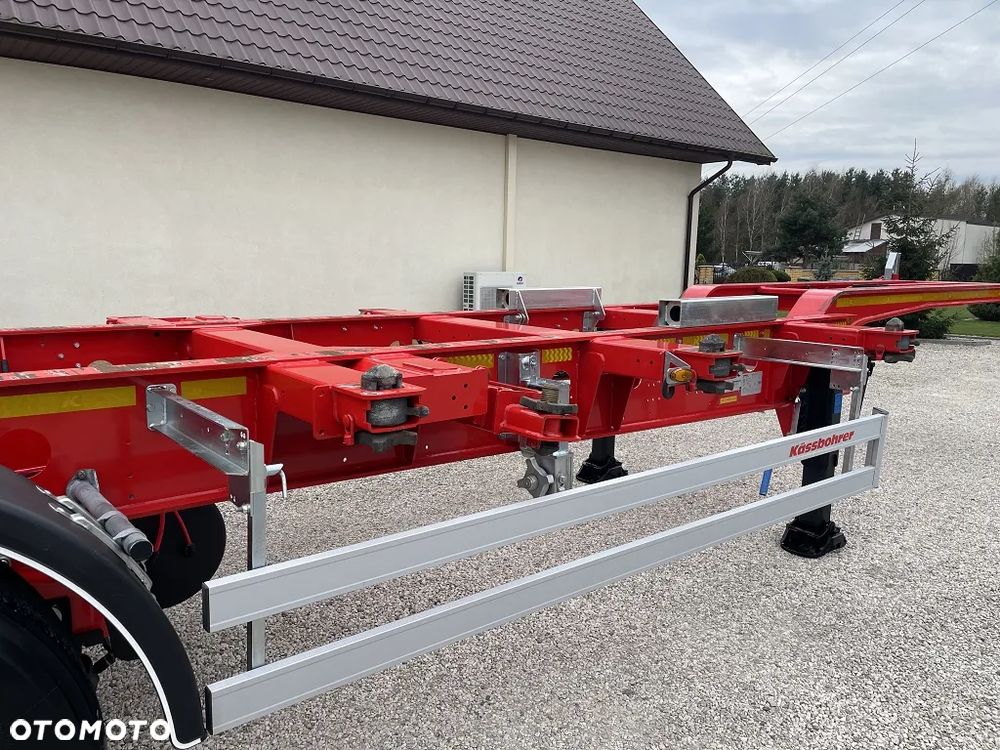 Kassbohrer K.SHG.AVH / 45-12 /27 EU / PODKONTENEROWA / STANDARD / 2023 / ROZSUWANE PODWOZIE PRZÓD I TYŁ / DO WSZYSTKICH T.KONTENERÓW / MAŁO UŻYWANA / SALON POLSKA / STAN JAK NOWY / - 18