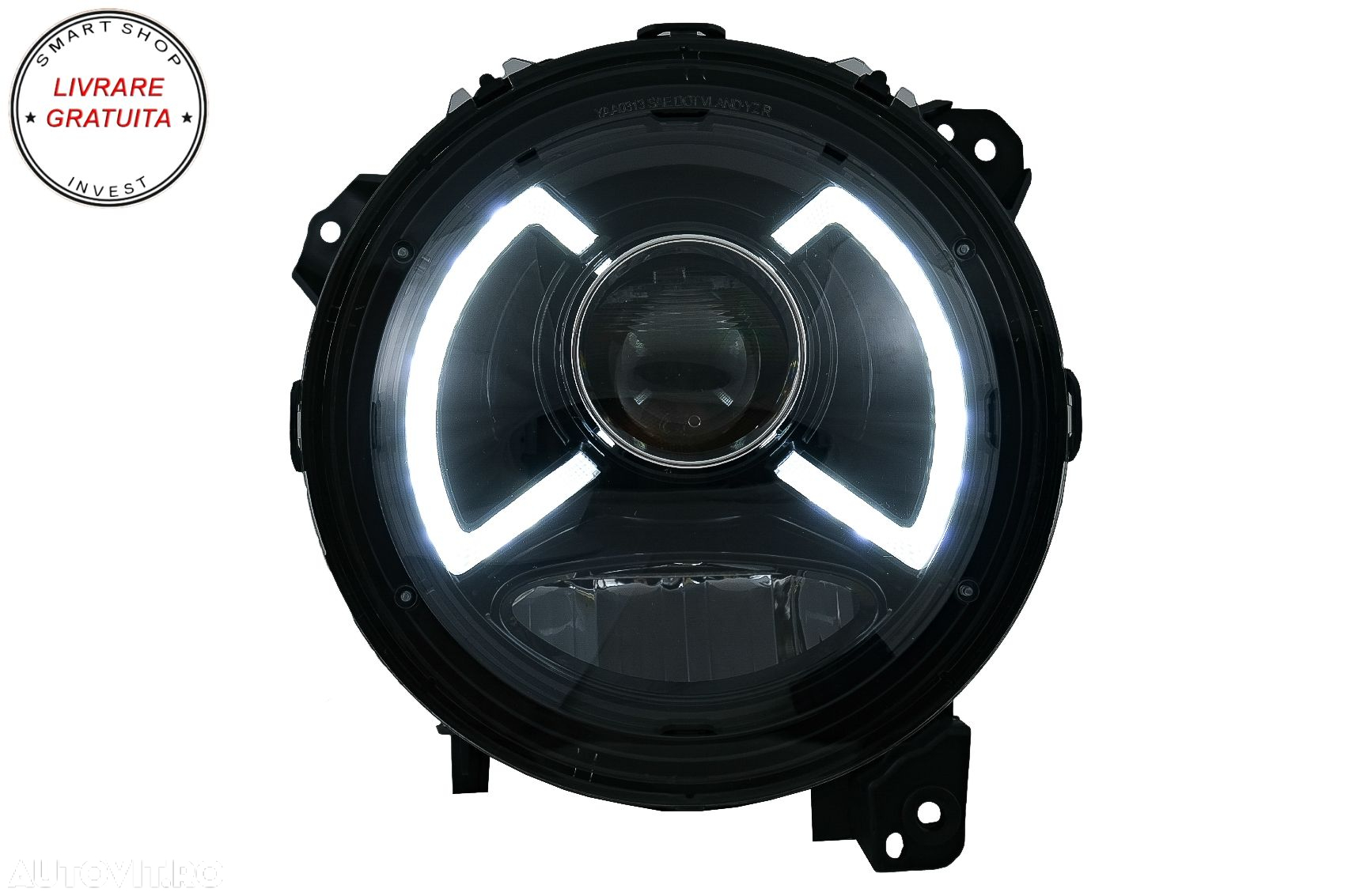 Faruri LED compatibile cu Jeep Wrangler IV JL/JLU (2018-up)- livrare gratuita - 6