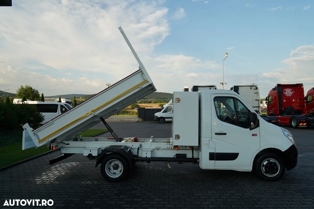 Renault MASTER / BASCULATOR SPATE / 3 LOCURI / DOUĂ TRANSMISII / MANUALĂ / IMPORTATĂ / - 7