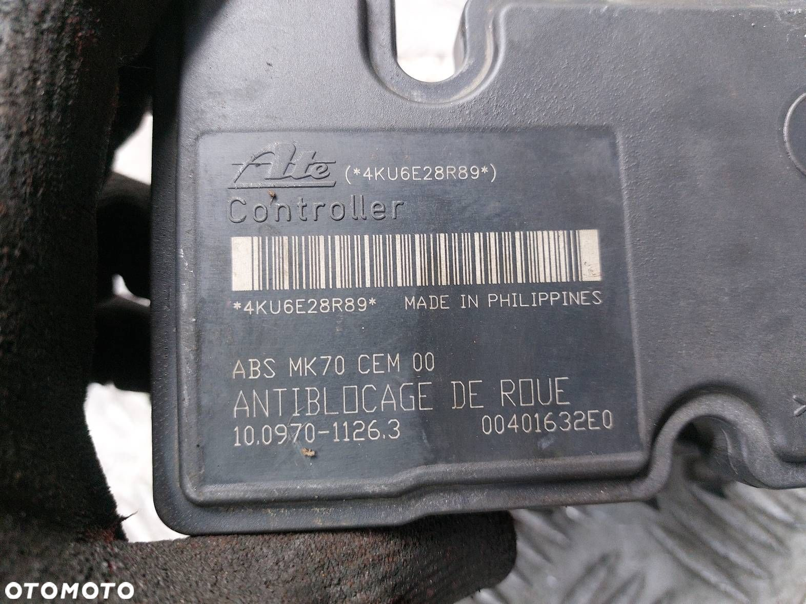 POMPA STEROWNIK ABS PEUGEOT 207 I 1.6 VTI 9662150680 - 4