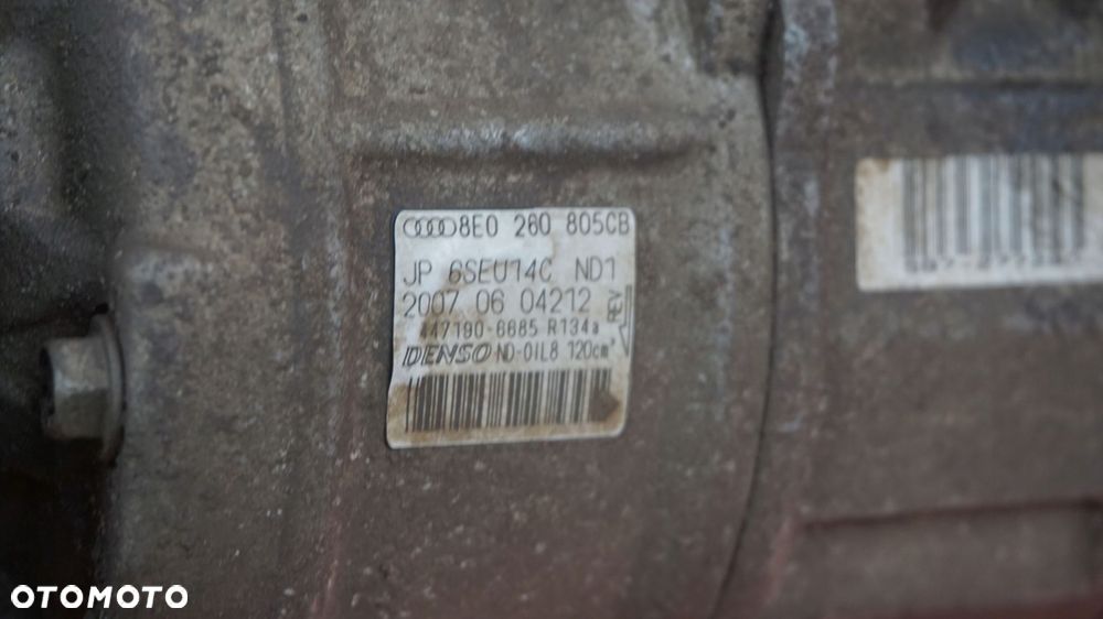 A4 B7 GOLF LEON 2.0 TFSI 08r 200KM BWE sprezarka klimatyzacji 8E0260805CB - 8