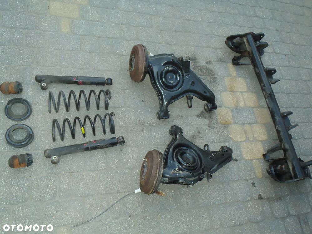 sprężyna sprężyny amortyzator tył tylne fiat panda II seicento cinquecento punto I II lift orginał - 6