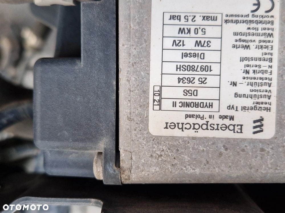 WEBASTO OGRZEWANIE POSTOJOWE RENAULT TRAFIC III LIFT 2021r - 11