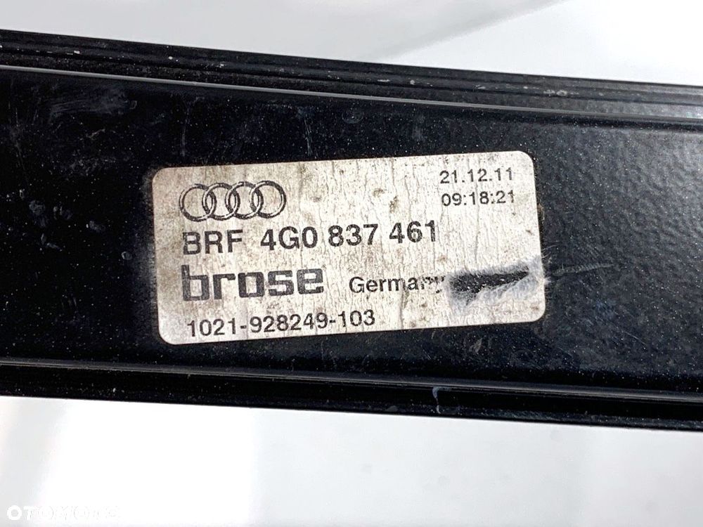 PODNOŚNIK SZYBY LEWY PRZÓD  AUDI A6 C7 Avant (4G5, 4GD) 2011 - 2018 2.0 TDI 120 kW [163 KM] olej - 5