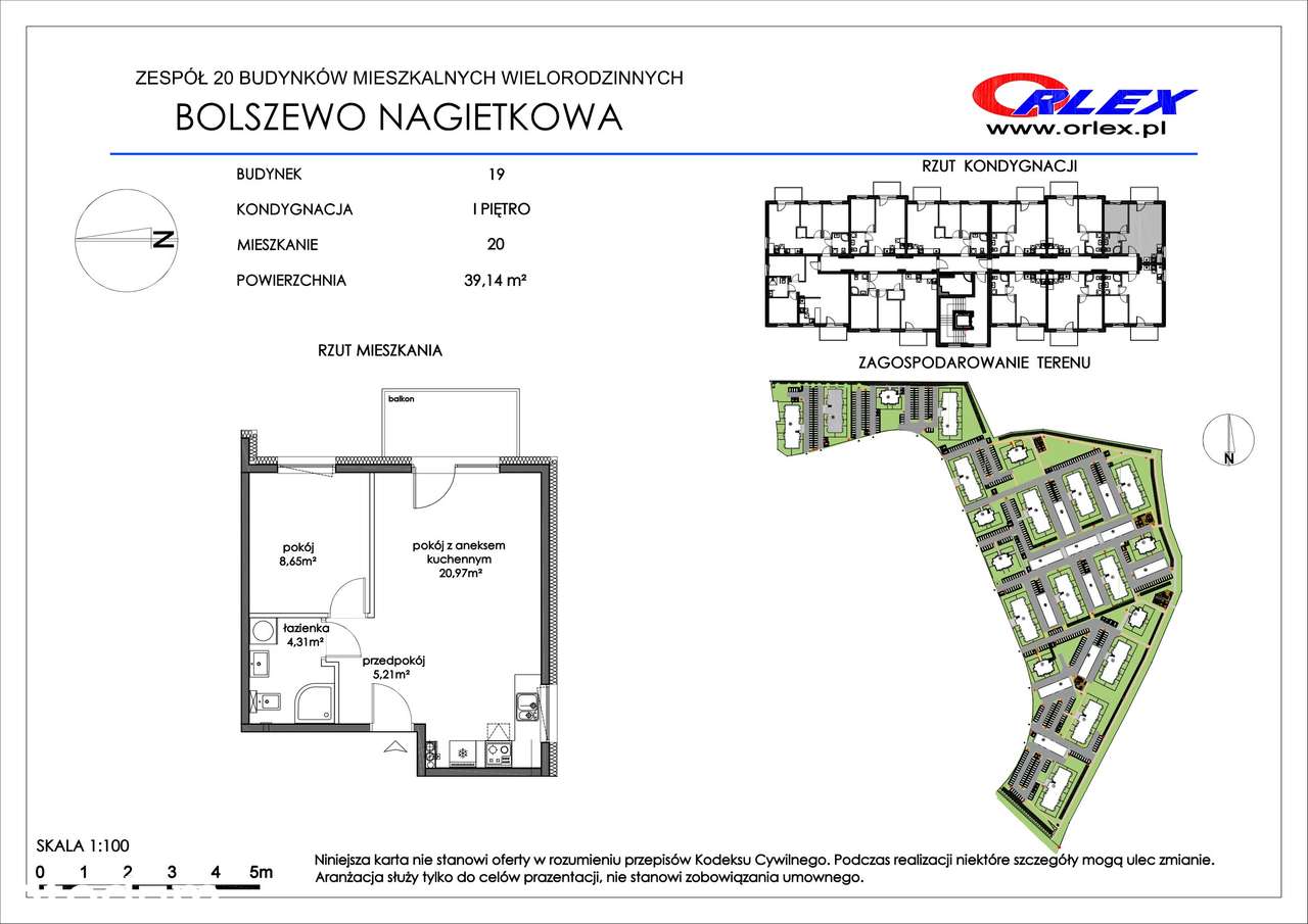 Słoneczne mieszkanie. Bolszewo ul. Nagietkowa 38/20