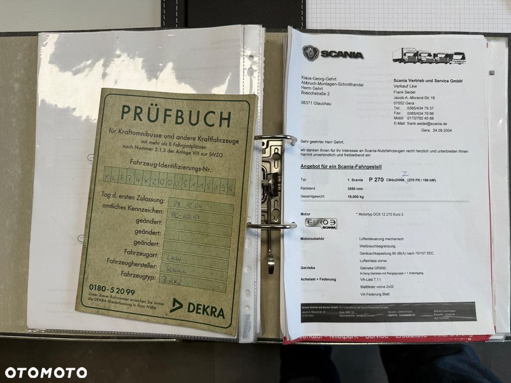 Scania P270 bramowiec, HYVA, MANUAL, stare tacho, 270 KM, 373 t.km.! - 17