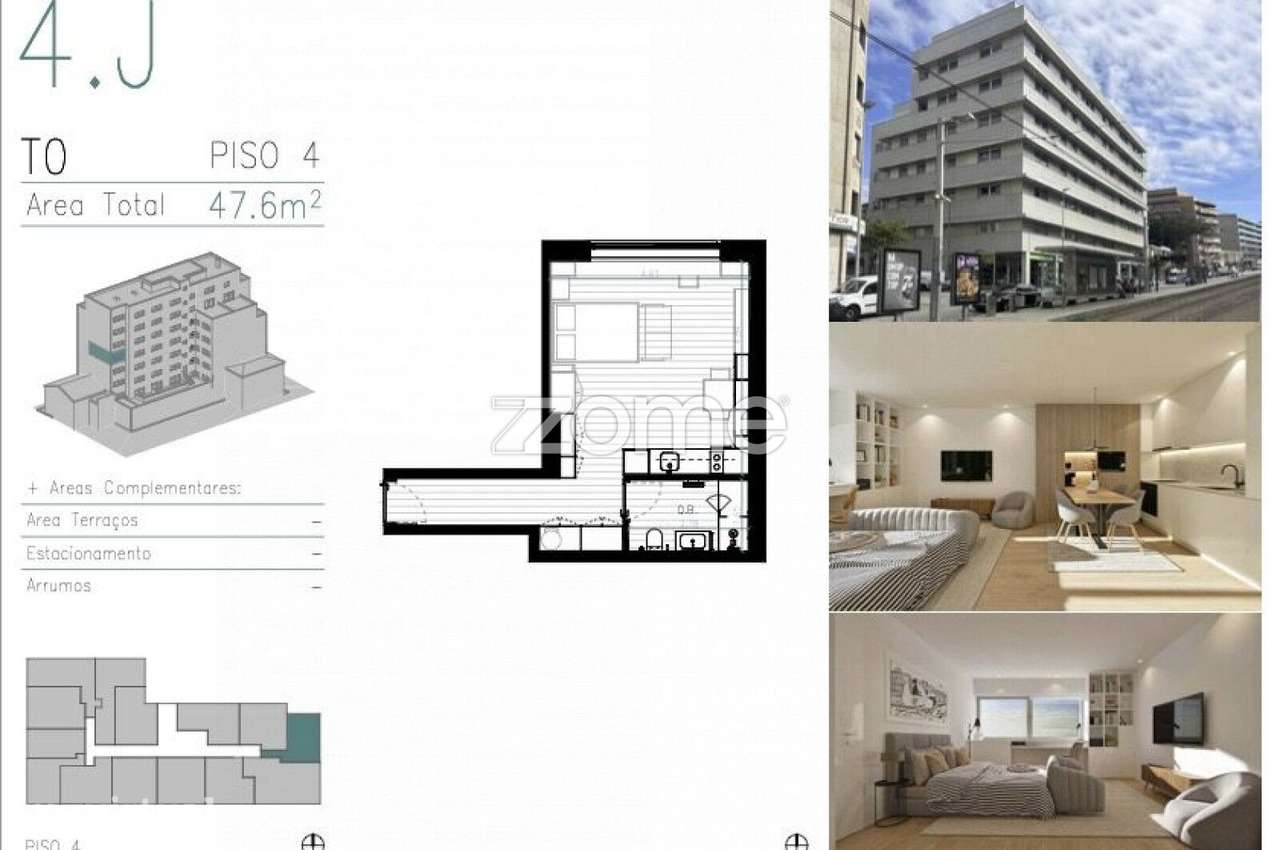 Apartamento T0 na Avenida da República, Matosinhos - Grande imagem: 5/5