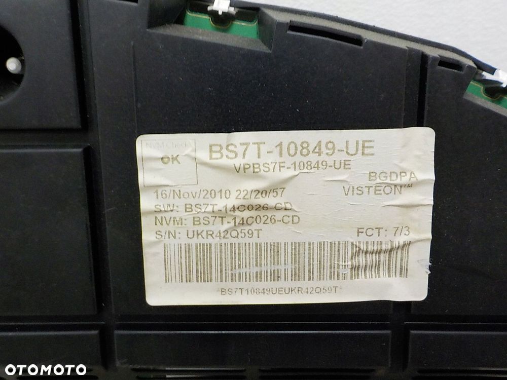 FORD MONDEO MK4 LIFT LICZNIK CONVERS+ BS7T-10849-UE - 2