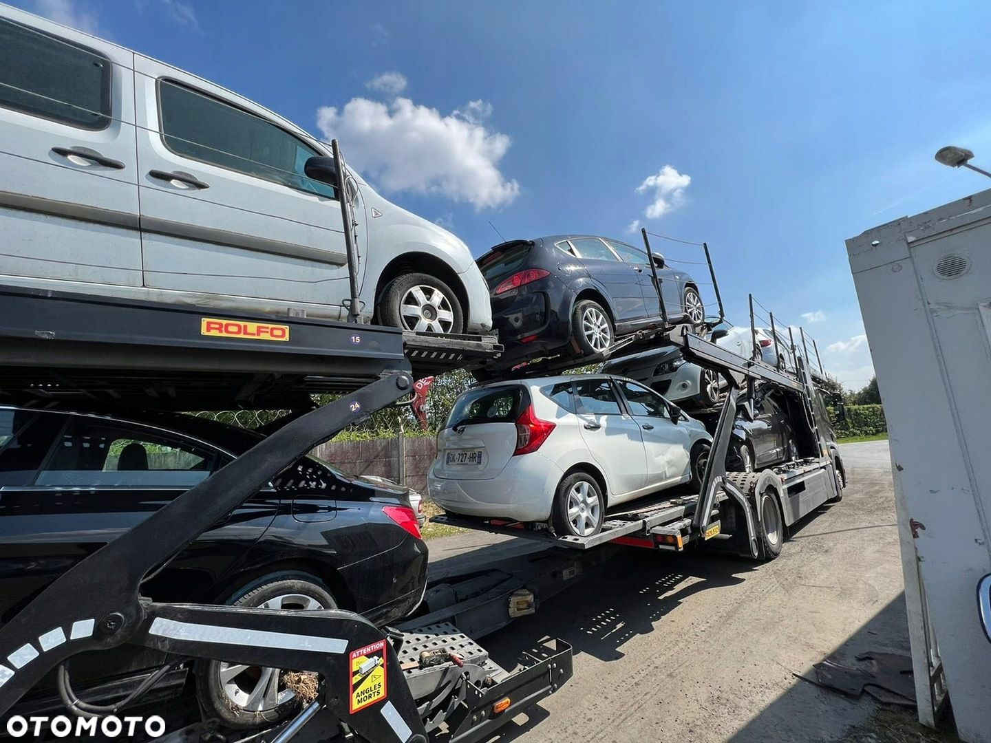 TRANSPORT AUT SAMOCHODÓW FRANCJA POLSKA PARYŻ KRAKÓW LOHR Autotransporter - 3