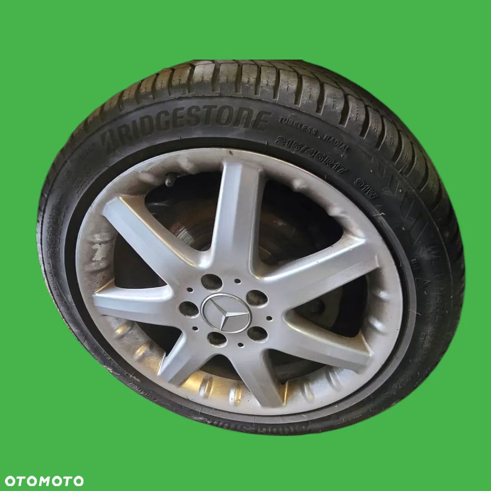 ORYGINALNE ALUFELGI FELGI MERCEDES 17" 7x17 ET54 A1694010502 - 4