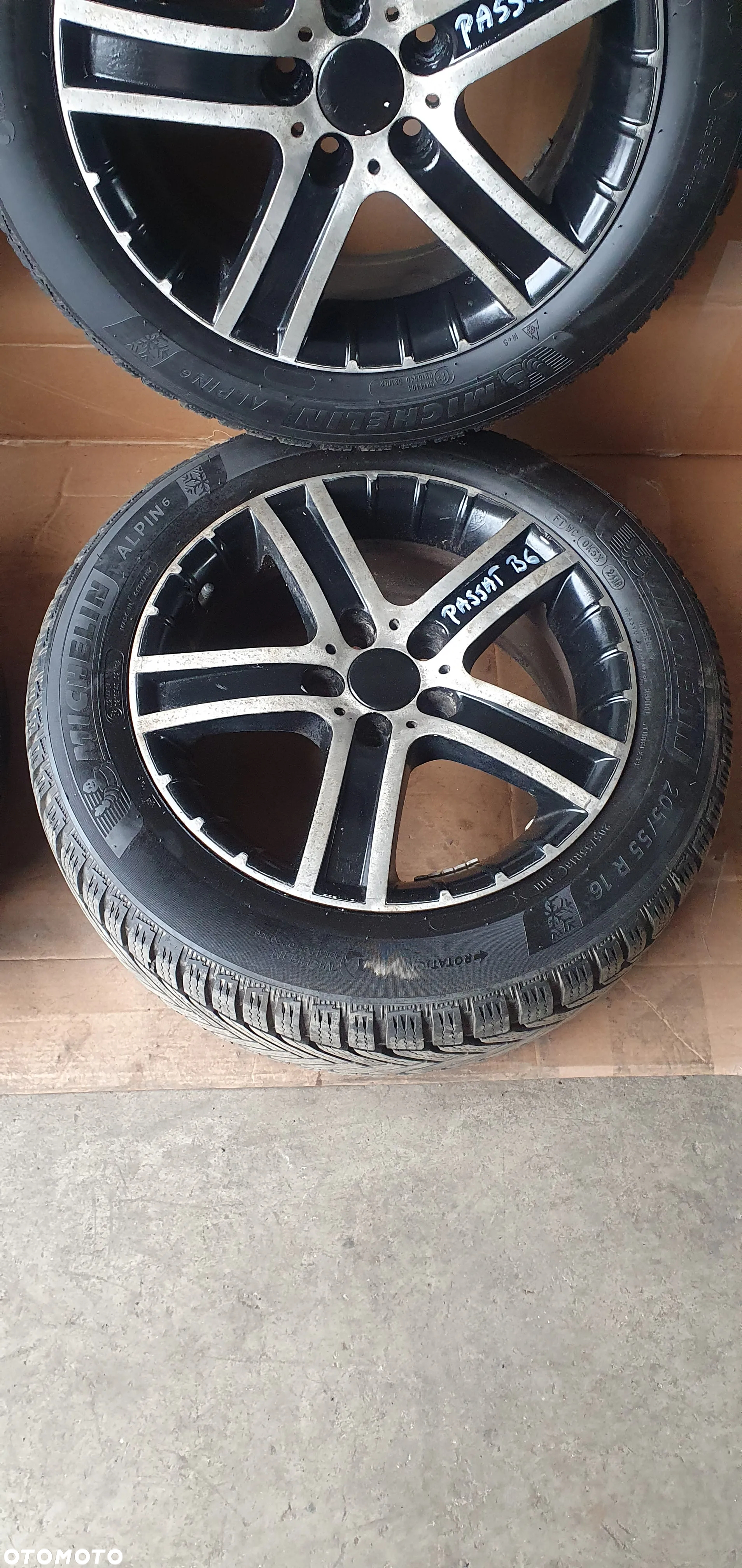 Alufelgi felgi aluminiowe z oponami VW Passat B6 5x112 205/55 R16 7J ET46 - 10