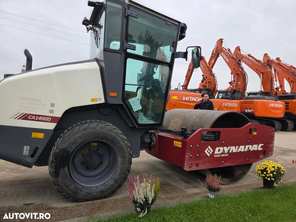 Dynapac CA1400, 7,7 tone, 2022, 317h, latime tambur 1,7m, cabina inchisa cu Aer conditionat, motor KUBOTA 75CP, lungime 4,5m, inaltime 2,7m, Certificat CE, produs in SUEDIA, posibilitate leasing 4 ani-PROMOTIE 53.900 Eur+Tva - 13