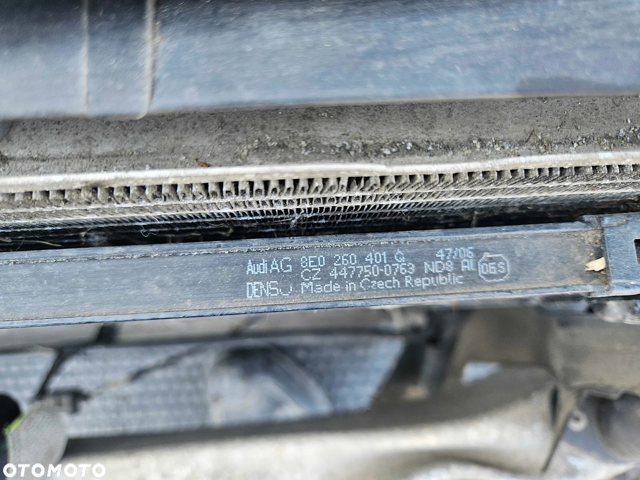 Pas Przedni 8E0805594E Wzmocnienie Czołowe Belka Zderzaka Chłodnice Wentylator 2.0 TDI 140KM AUDI A4 B7 - 9