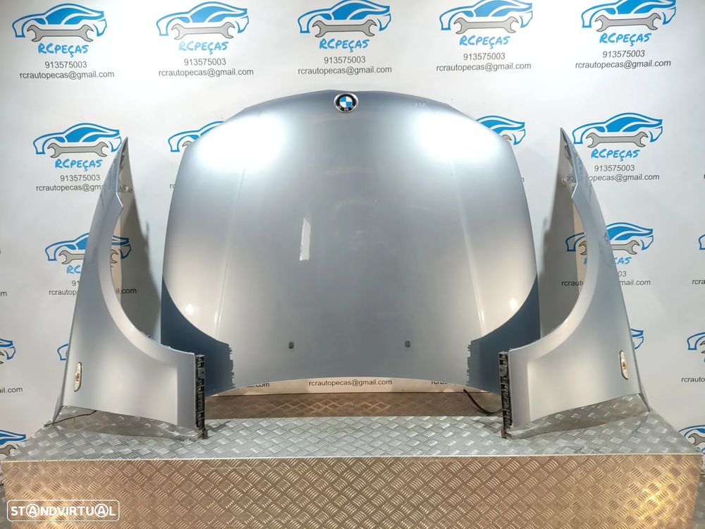 FRENTE COMPLETA BMW SERIE 1 E87 E81 PACK M CAPOT PARACHOQUES SENSORES GUARDA-LAMAS OTICAS RADIADOR VENTILADOR FRENTE FIBRA REFORÇO - 17