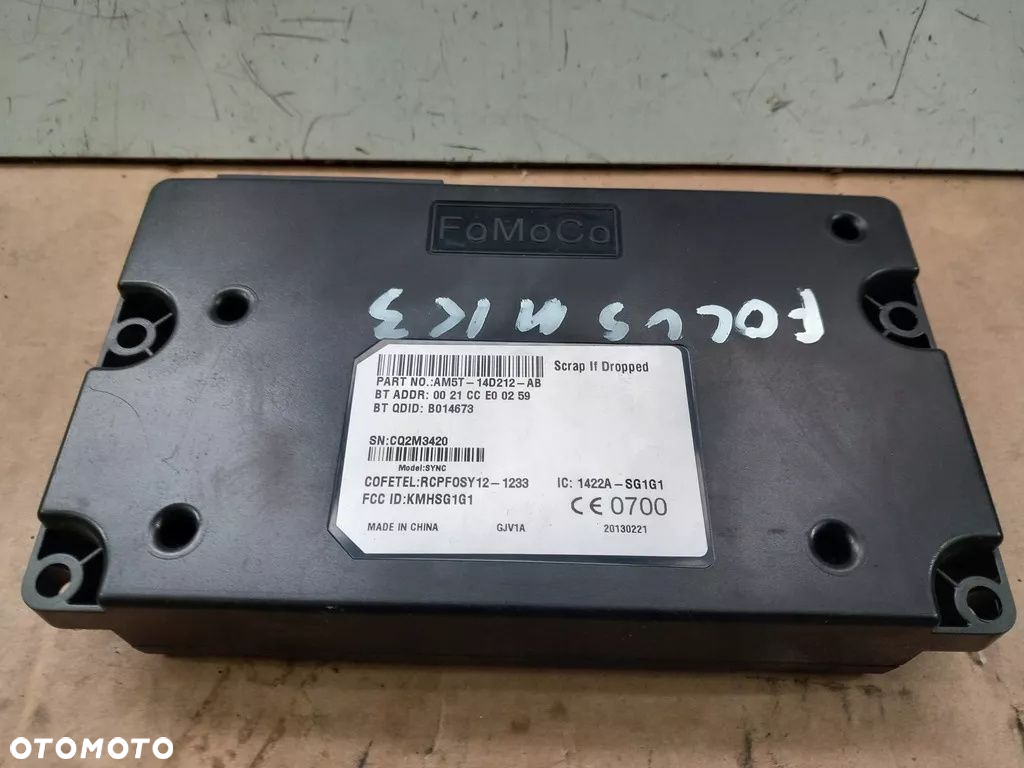 MODUŁ BLUETOOTH FORD FOCUS MK3 AM5T-14D212-AB - 2