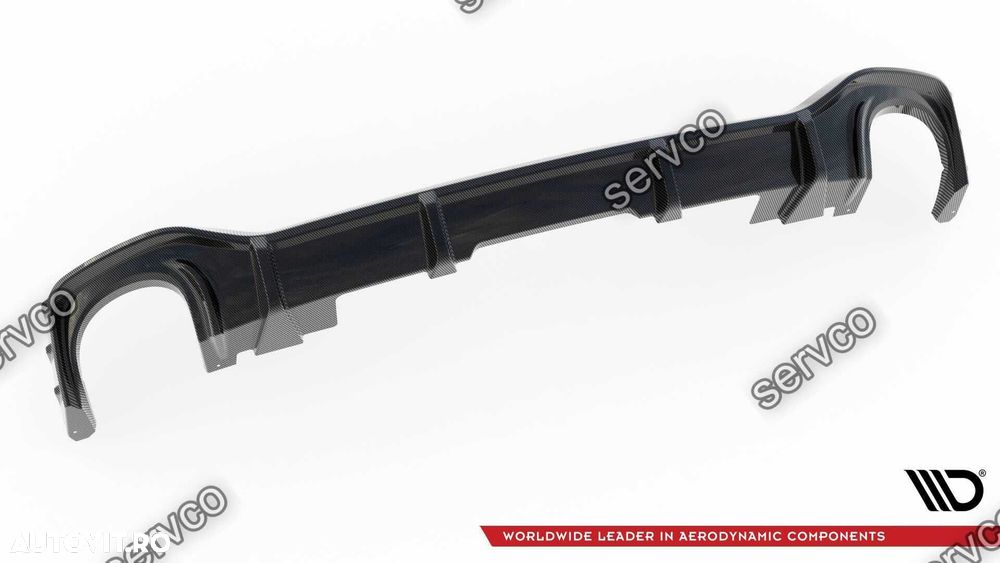 Prelungire difuzor bara spate Audi RSQ8 Mk1 2019- v10 - Maxton Carbon - 8