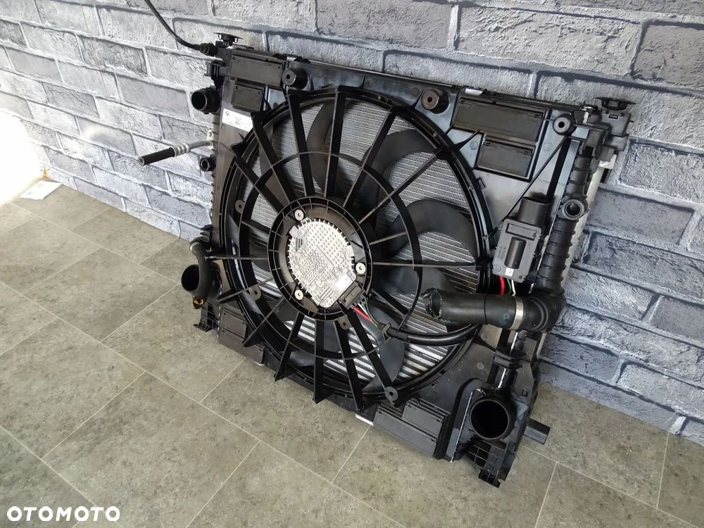 KOMPLET CHŁODNIC CHŁODNICA WENTYLATOR BMW X3 G01 X4 G02 3.0D M40d DIESEL - 6