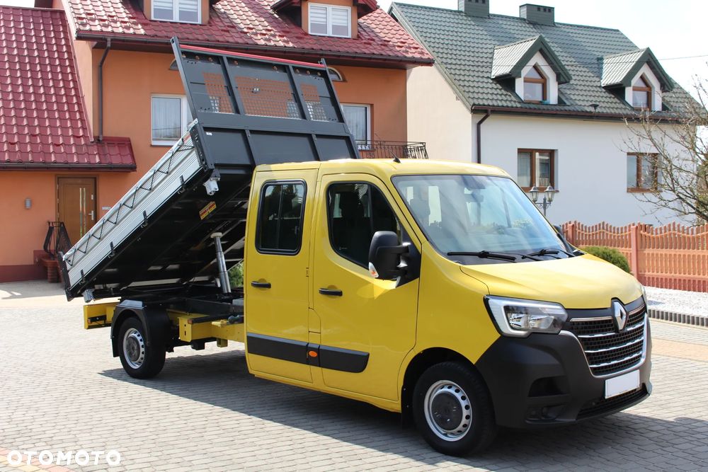 Renault MASTER / MOVANO / BRYGADÓWKA / DOKA / WYWROTKA / 6 OSÓB / POLSKI SALON / NISKI PRZEBIEG / - 3