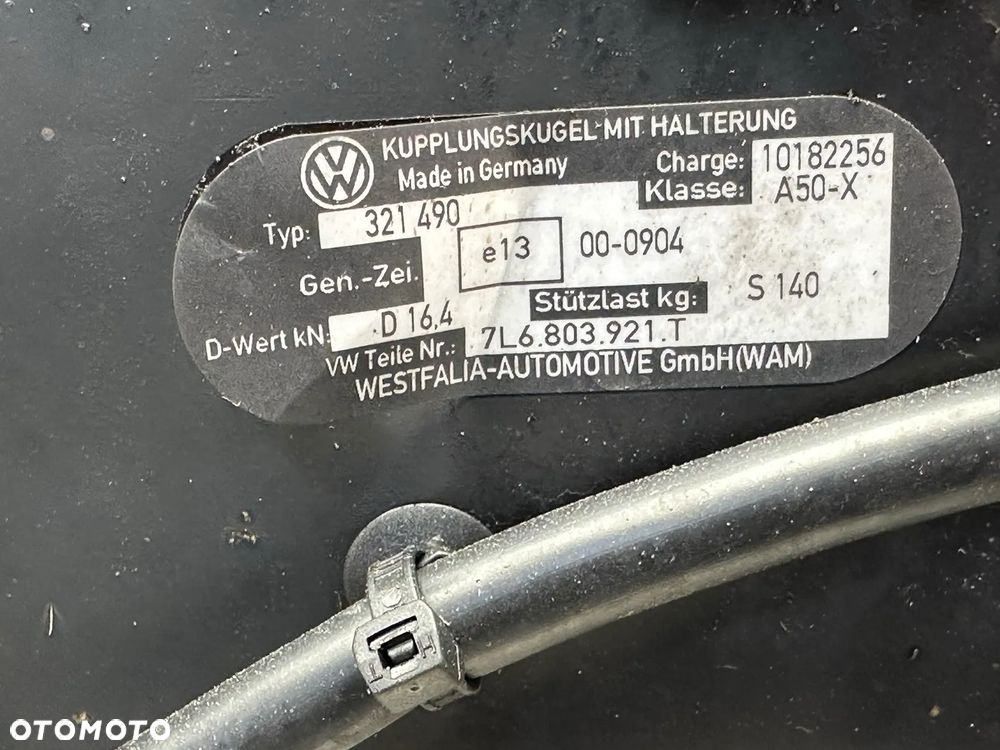 VW TOUAREG 7L 03-09 TOUAREG 7P 10-18R PORSCHE CAYENNE HAK HOLOWNICZY WESTFALIA KULA BELKA 7L0092155 A 7L0092155A MODUL STEROWNIK 7L0907383N - 5