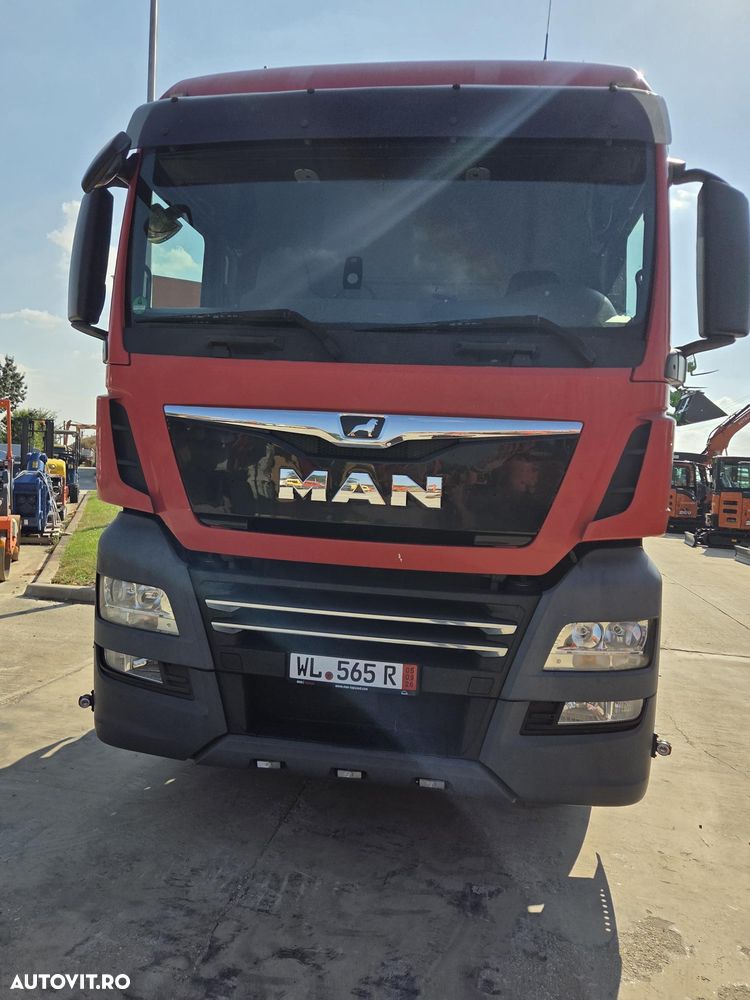MAN TGX 18.500 4x2, 2018, 485.044km, rulata in GERMANIA, Carte identitateRAR, KIT BASCULARE, FULL OPTION, cutie automata+intarder, frigider, Aer cond STATIONARE, jante Aluminiu, anv 80% ok, rez aluminiu, posibilitate leasing 2 ani-PROMOTIE 21.900 Eur+Tva - 4