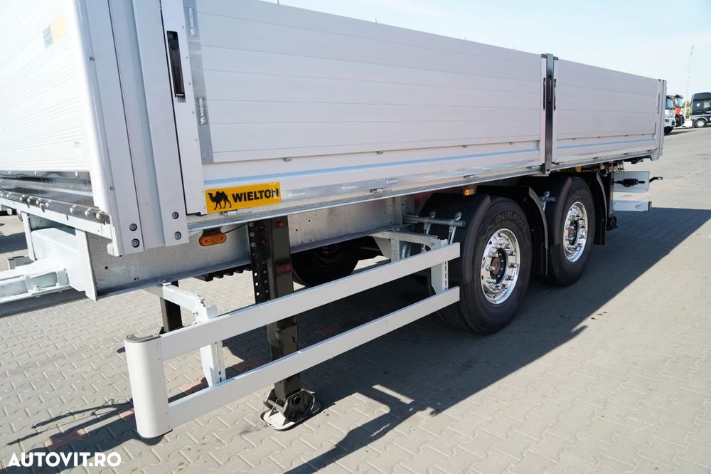 Wielton REMORCA BOARD / PENTRU CONSTRUCTIE / NOU / DISPONIBIL Imediat / GREUTATE: 3800 KG / JANTE ALIE - 10