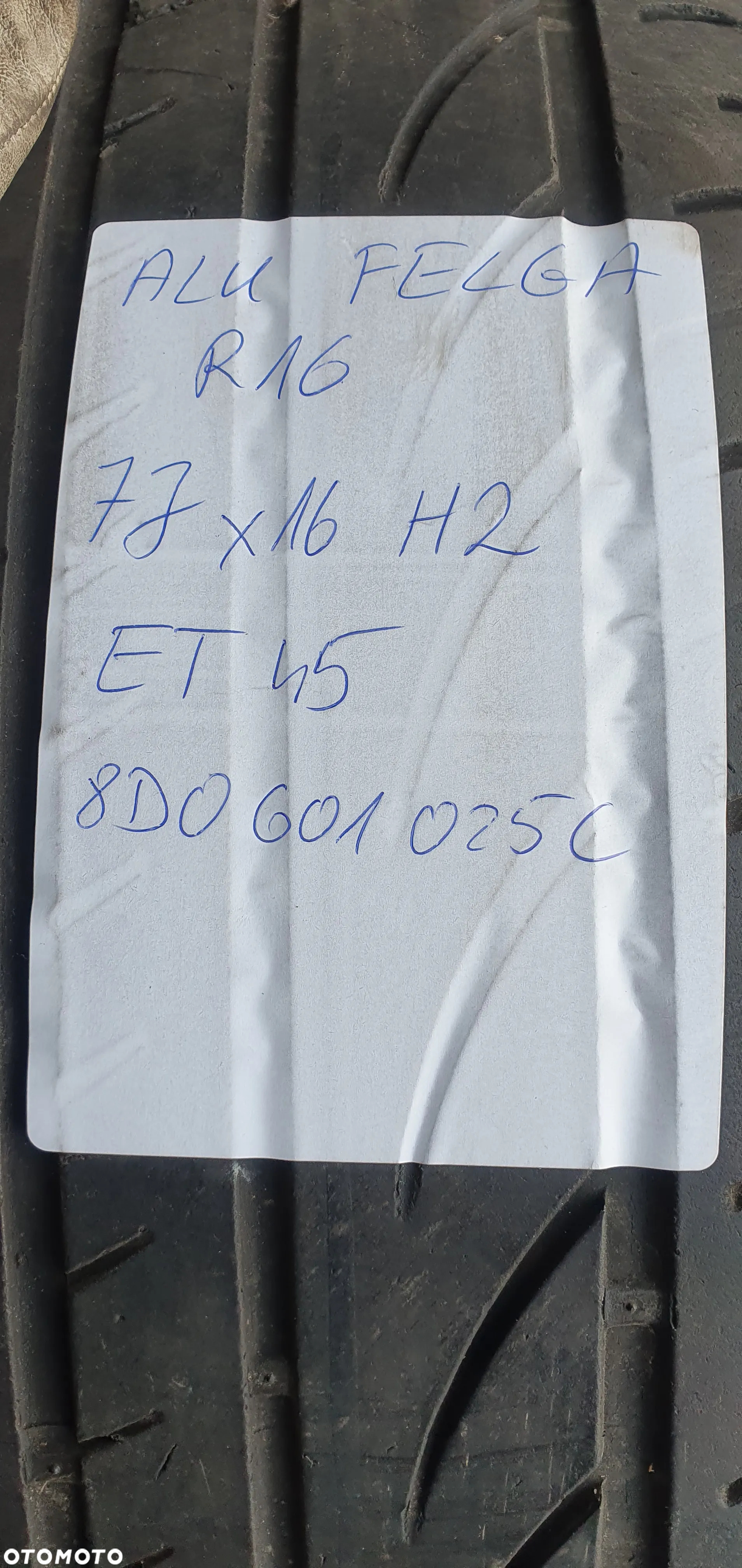Alufelgi Felgi Alusy Audi A4 B5 A6 C5 5x112 16' 7J ET45 8D0601025C - 8