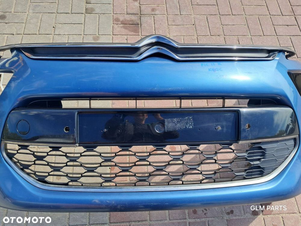 citroen c4 picasso ii kompletny zderzak przedni pod 6 pdc kolor kgqc - 2