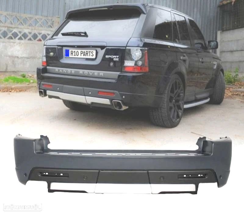 PARACHOQUES TRASEIRO RANGE ROVER SPORT 05-13 PDC LOOK SPORT AUTOBIOGRAPHY - 1