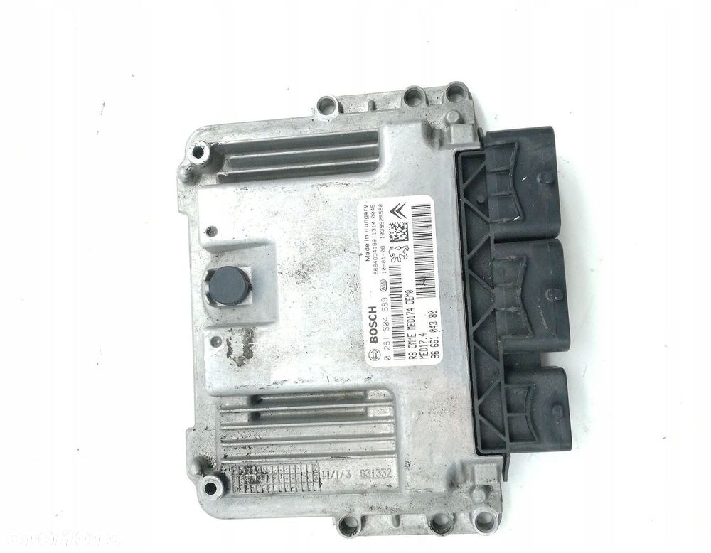 KOMPUTER SILNIKA STEROWNIK PEUGEOT 308 CITROEN C4 1.6 16V 9666104380 - 2