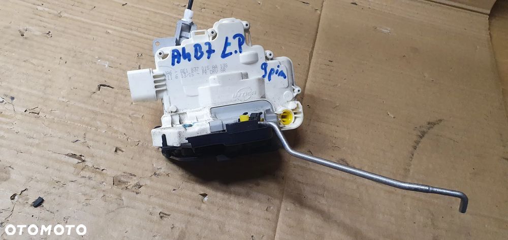Zamek lewy przód przedni lewy Audi A4 B7 9PIN 8E1837015AA - 4