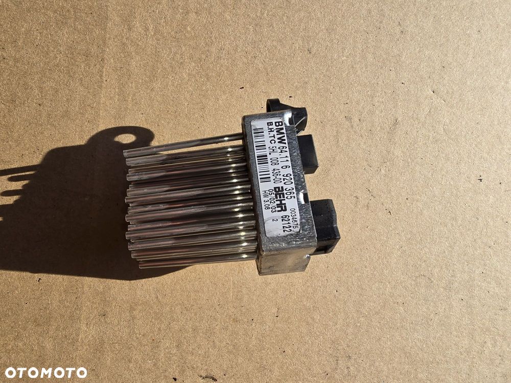 Jeż rezystor nagrzewnicy bmw e46 inne