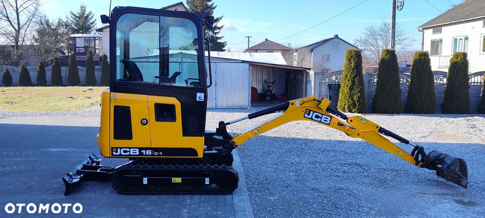 JCB JCB 16 C-1 mini koparka 3 łyżki szybkozłącze 19c1 sprowadzona 8018 serwisowana - 2