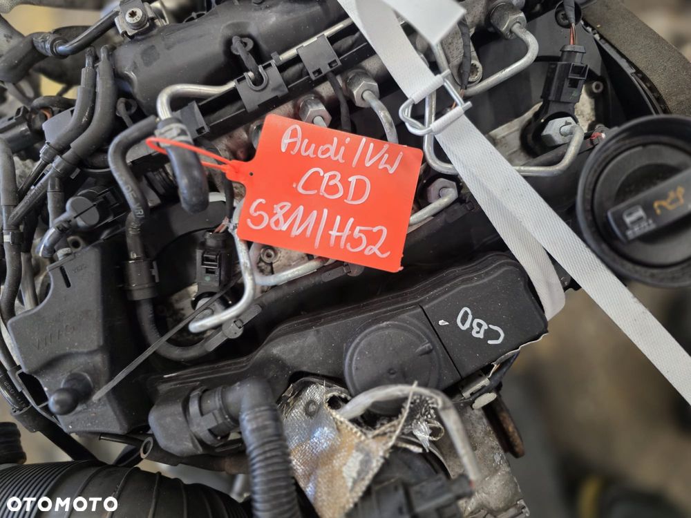 Audi/Volkswagen CBD 2.0 TDI diesel silnik kompletny z pełnym osprzętem gotowy do montażu - 6
