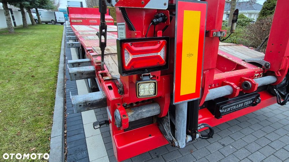 Langendorf NACZEPNA///NISKOPODWOZIOWA/// LANGENDORF///2022///HYDRAULICZNE  NAJAZDY///OŚ SKRĘTNA///OŚ PODNOSZONA///WYŚWIETLACZ OBCIĄŻENIA///WCIĄGARKA/// MAŁO UŻYWANA///STAN BARDZO DOBRY - 11