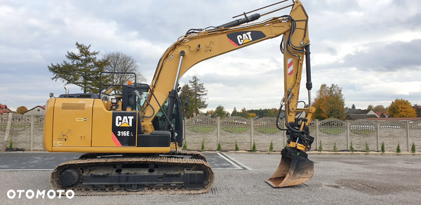 Caterpillar CAT 316 EL rok 2014 ROTOTILT sprowadzona