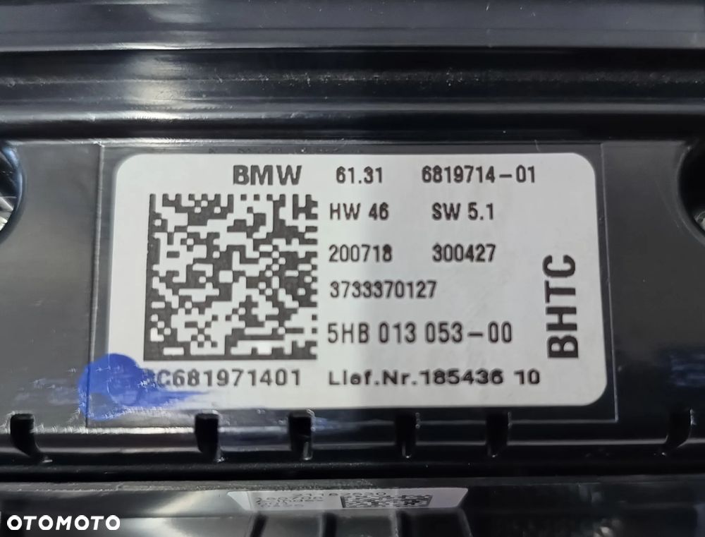 MINI F55 F56 F57 Panel klimatyzacji  6819714 / 9354509 - 6