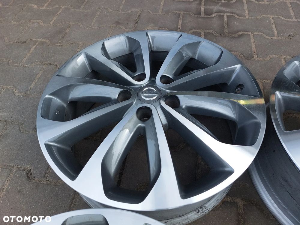 NISSAN QASHQAI J10 J11 FELGI ALUMINIOWE R18 6.5J ET40 5X114.3 ORYGINAŁ PROSTE ! - 6