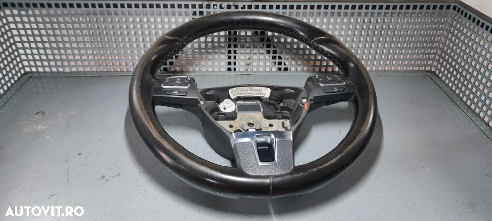 Volan piele cu comenzi  volkswagen vw golf 6 break 1.6 tdi CAY - 2