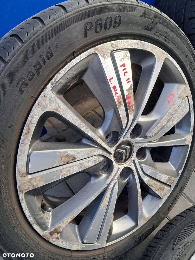 citroen c4 grand picasso ii felgi aluminiowe 5x108 e50 9677090377 - 12