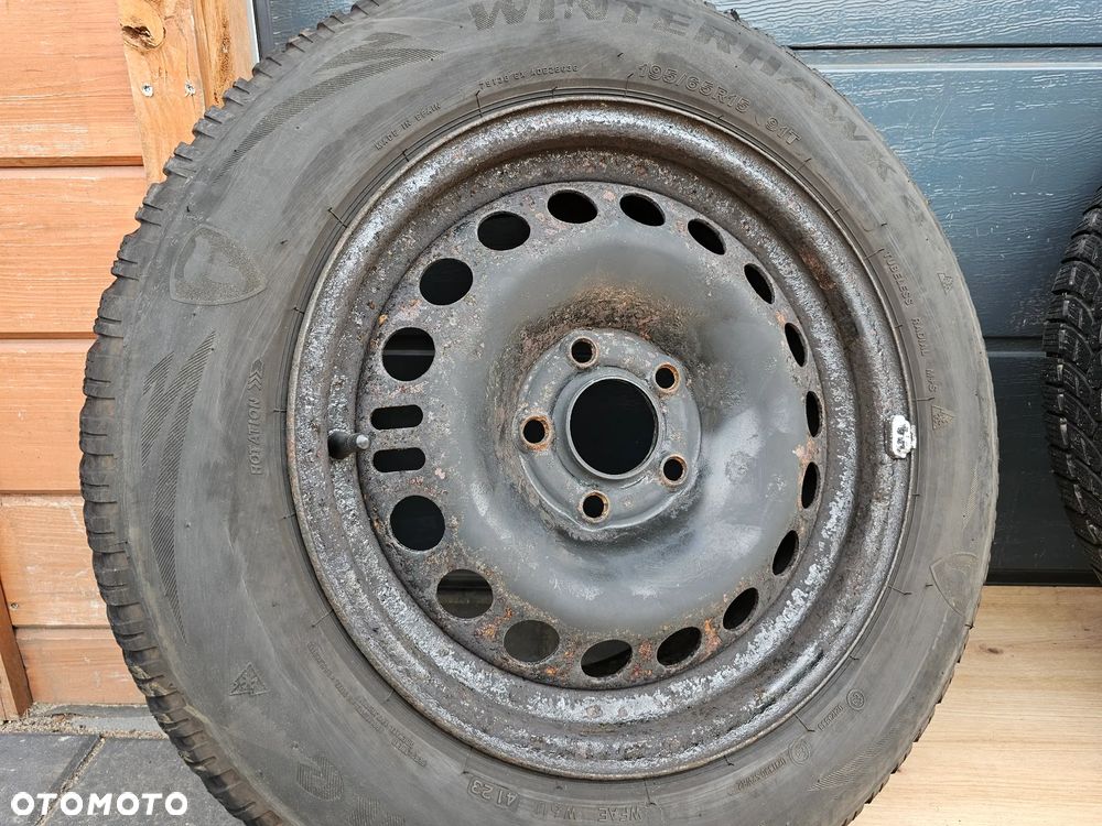 KOŁA FELGI STALOWE 15 OPONY ZIMOWE OPEL VECTRA C SIGNUM ASTRA H MERIVA B ZAFIRA A B 5x110 ET35 6,5J 195/65/15 - 14