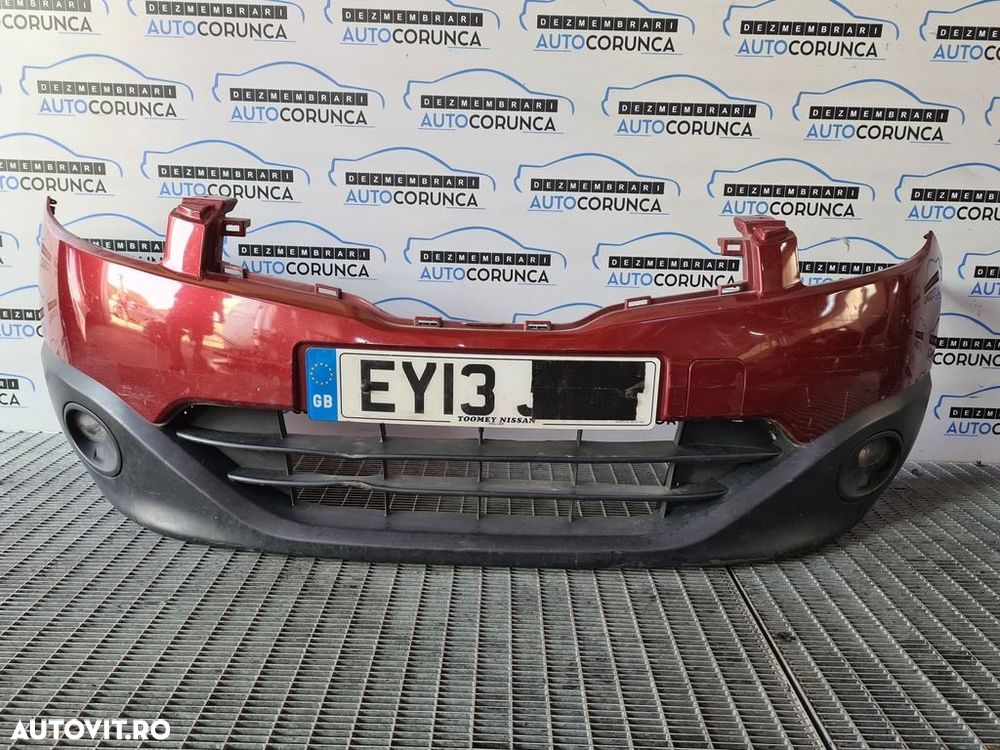 Bara fata Nissan Qashqai Facelift - Rosu NAJ (986) model fara spalatoare far GRILA ... - 1