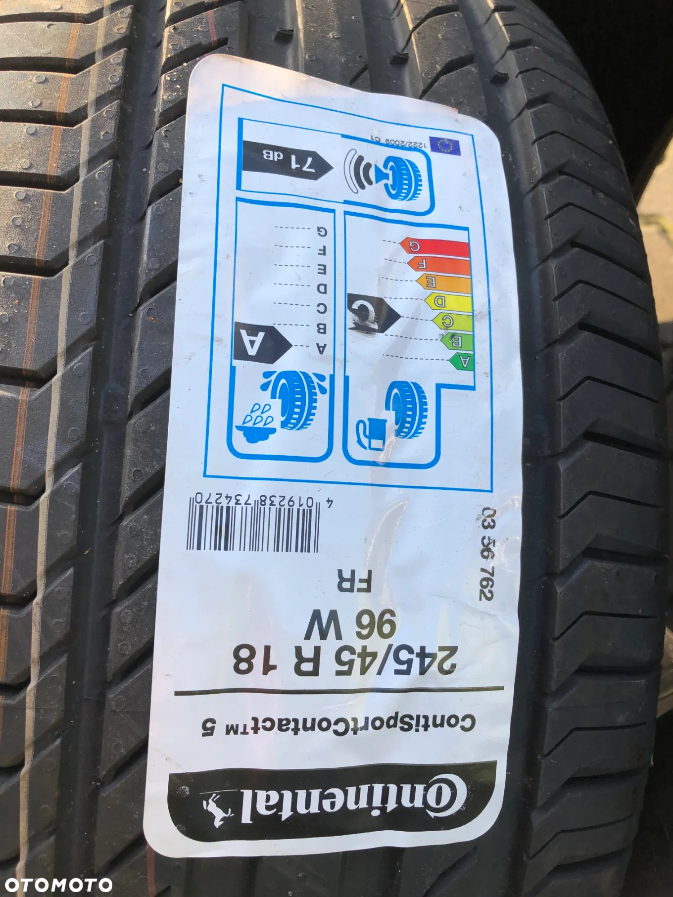OPONY LETNIE 245/45/18 96W CONTINENTAL CONTIMAX 5 - 3