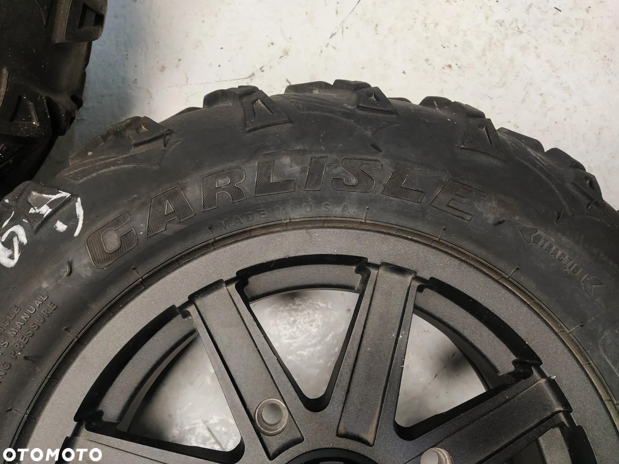POLARIS SCRAMBLER 2X FELGA 14/7.5 R14 ET57.4   2X FELGA 14/5.5 R14 ET46.7  4X OPONY CST CARLISLE 26X8 26X10 R14 KOŁA - 3