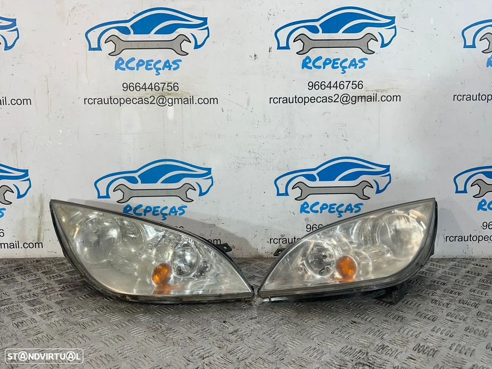 .Conjunto Farol Otica Frente Frontal Direita Esquerda Original Mistubishi Colt 8301A285 mr957356 2003 - 2013 - 3