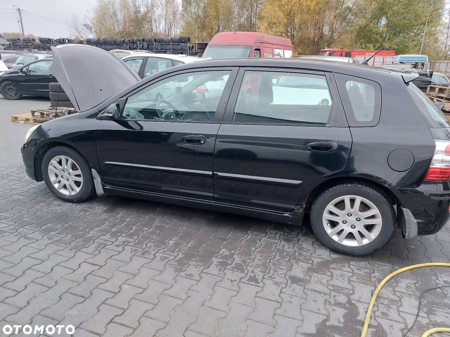 KOŁA KOMPLET OPONY ZIMOWE FELGI 4X100 195/60R15 HONDA CIVIC VII JAZZ - 1